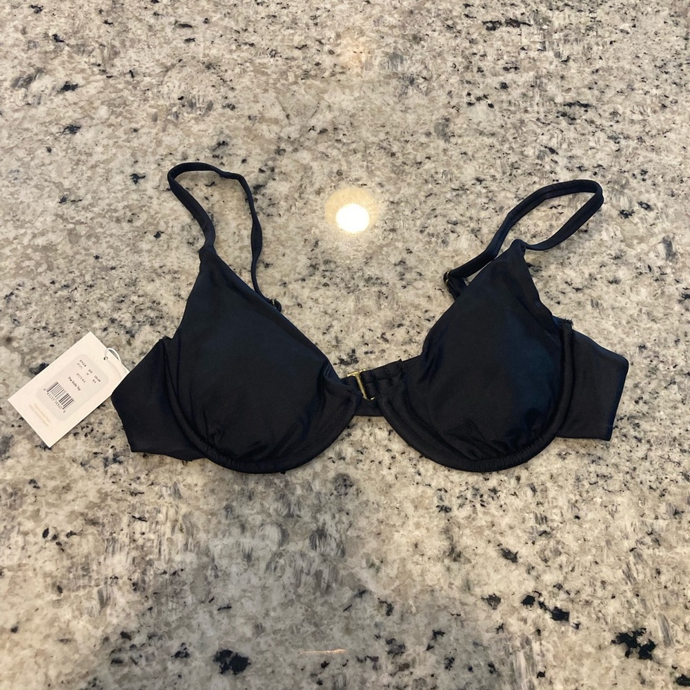 Andie Swim The Sicily Top Black Bikini